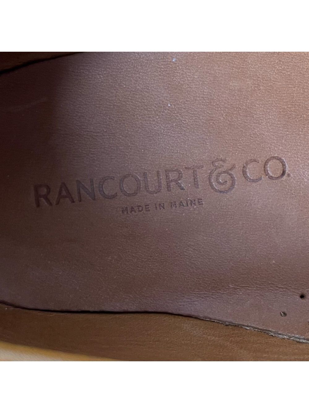 Rancourt & Co. Women’s Horsebit Loafer Natural Shell Cordovan Tan Leather 9.5 - Picture 9 of 13